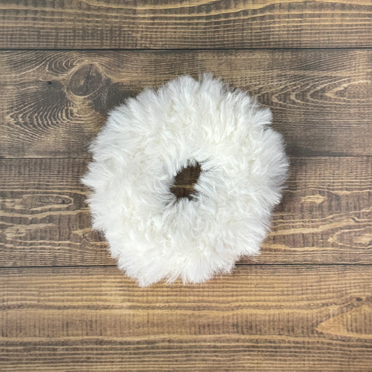 Faux Fur Scrunchie